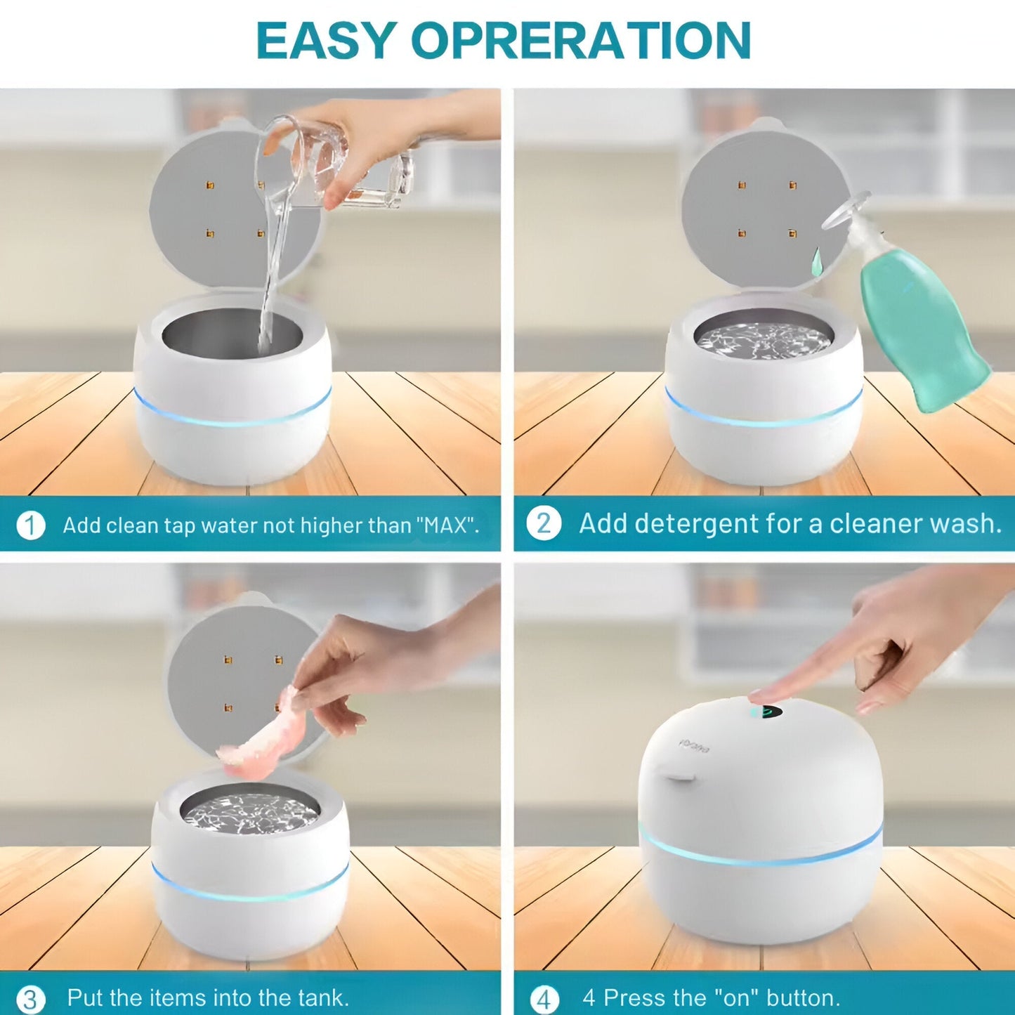 Luvoden™ – Ultrasonic Multi-Purpose Cleaner